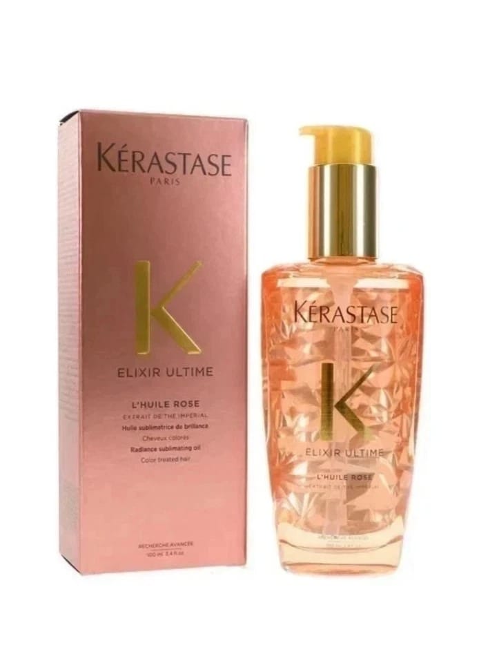 Kérastase Elixir Ultime L’Huile Rose Hair Oil 100ml – Shine & Anti-Frizz Oil