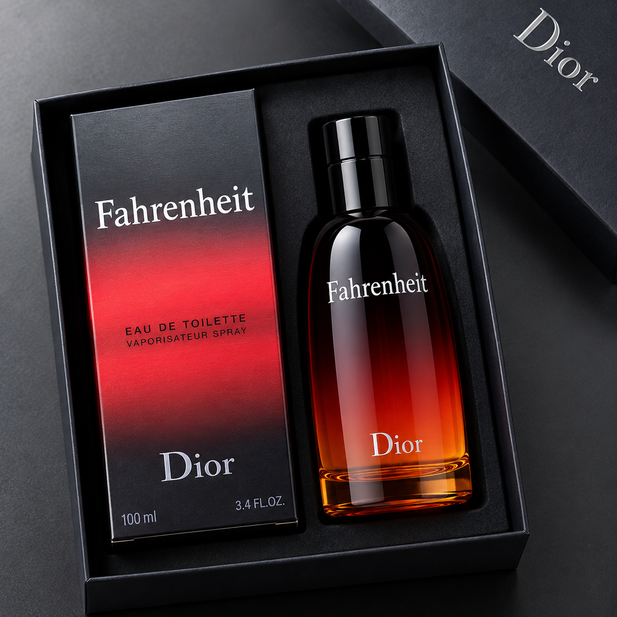 Dior Fahrenheit Eau de Toilette for Men – 100 ml / 3.4 oz