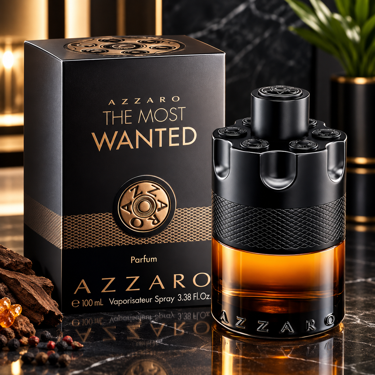Azzaro The Most Wanted Parfum for Men 3.38 FL OZ / 100 ml