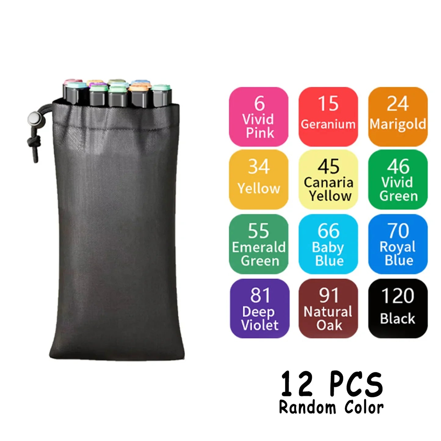 12 color marker set