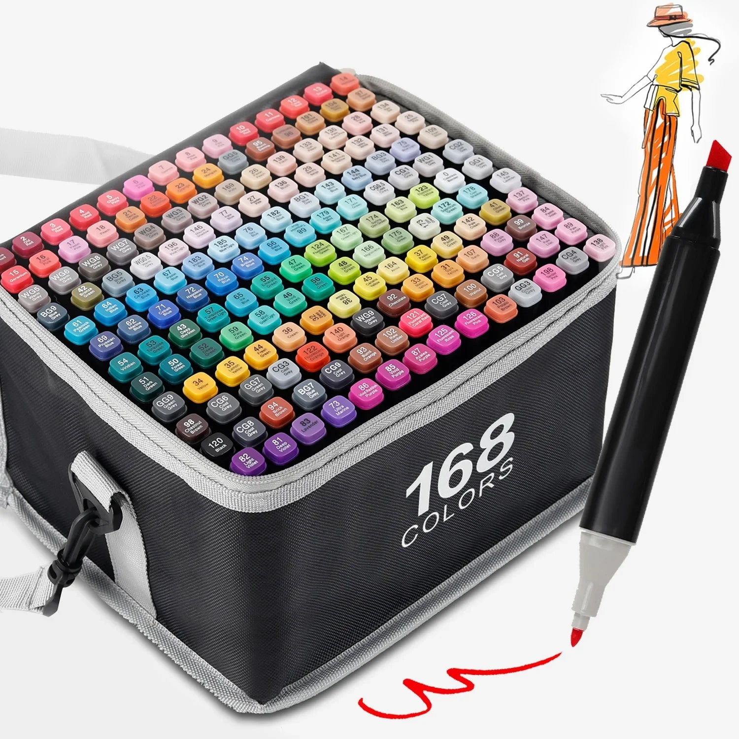 Dual-Tip Alcohol Markers