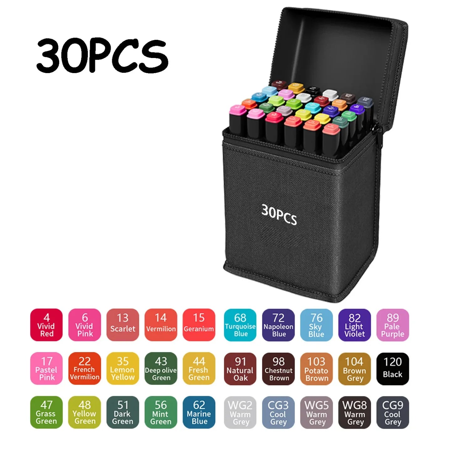 30 color marker set